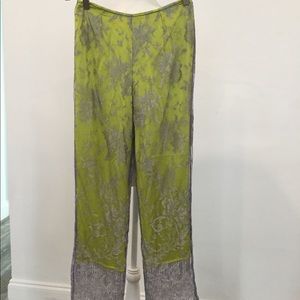 Beaded lace pants
